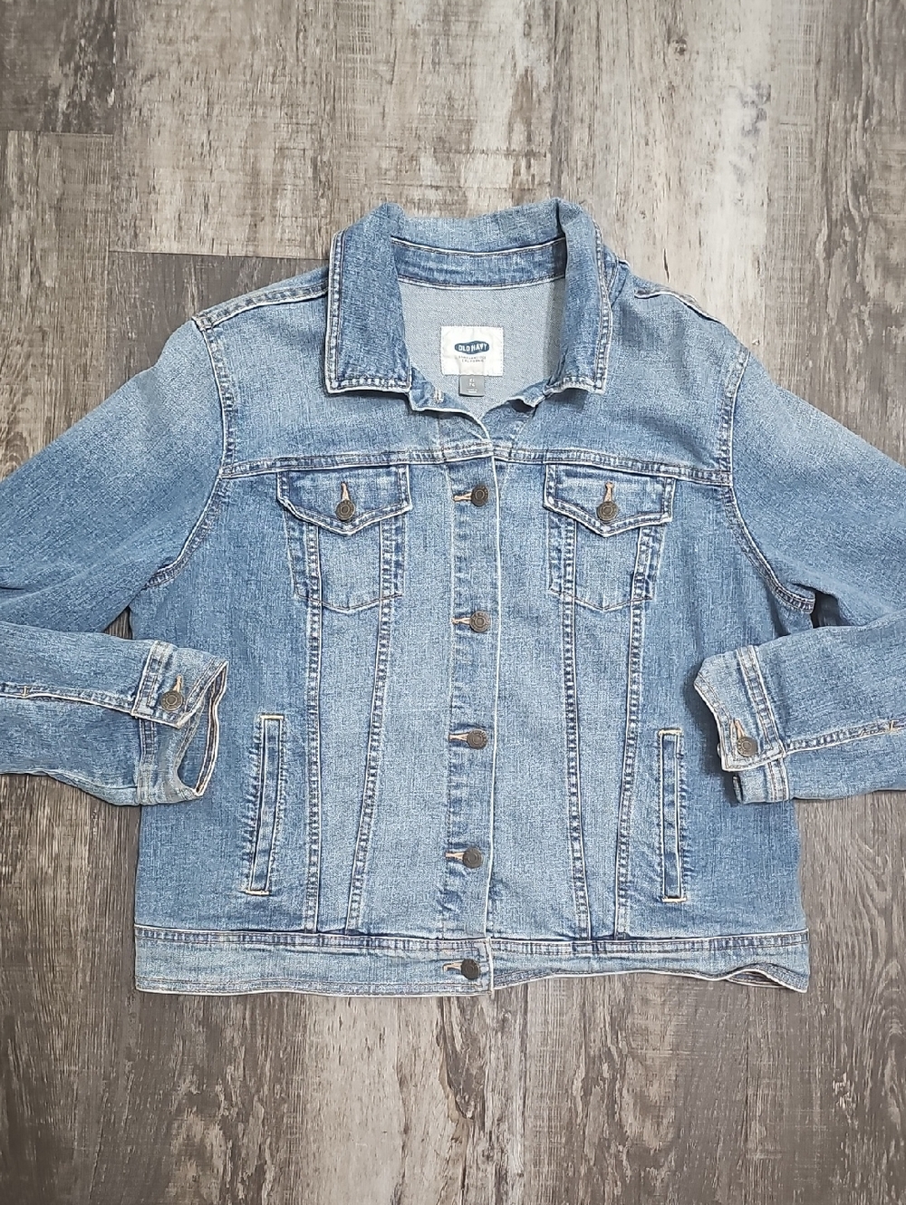 Old Navy Womens Light Blue Denim Jacket XL